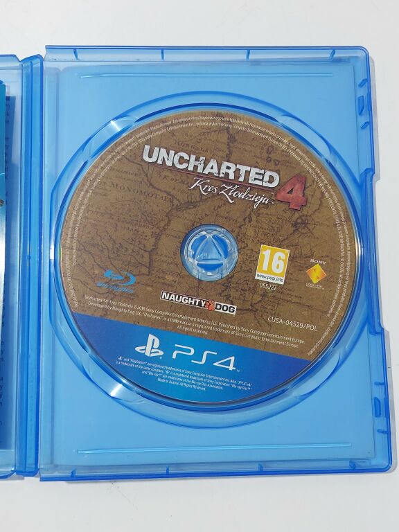 GRA UNCHARTED 4 KRES ZŁODZIEJA PS4