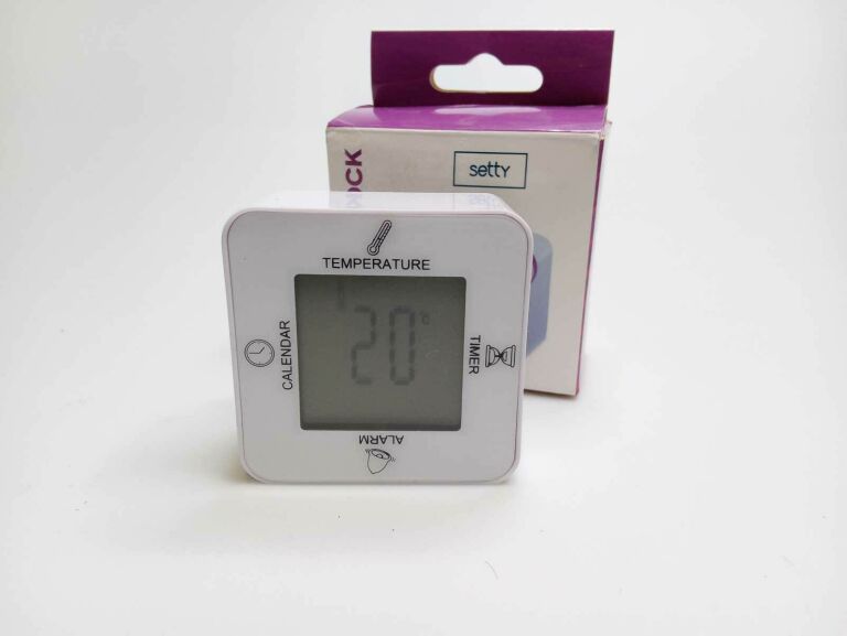 PRZENOŚNY OBROTOWY ZEGAREK LCD