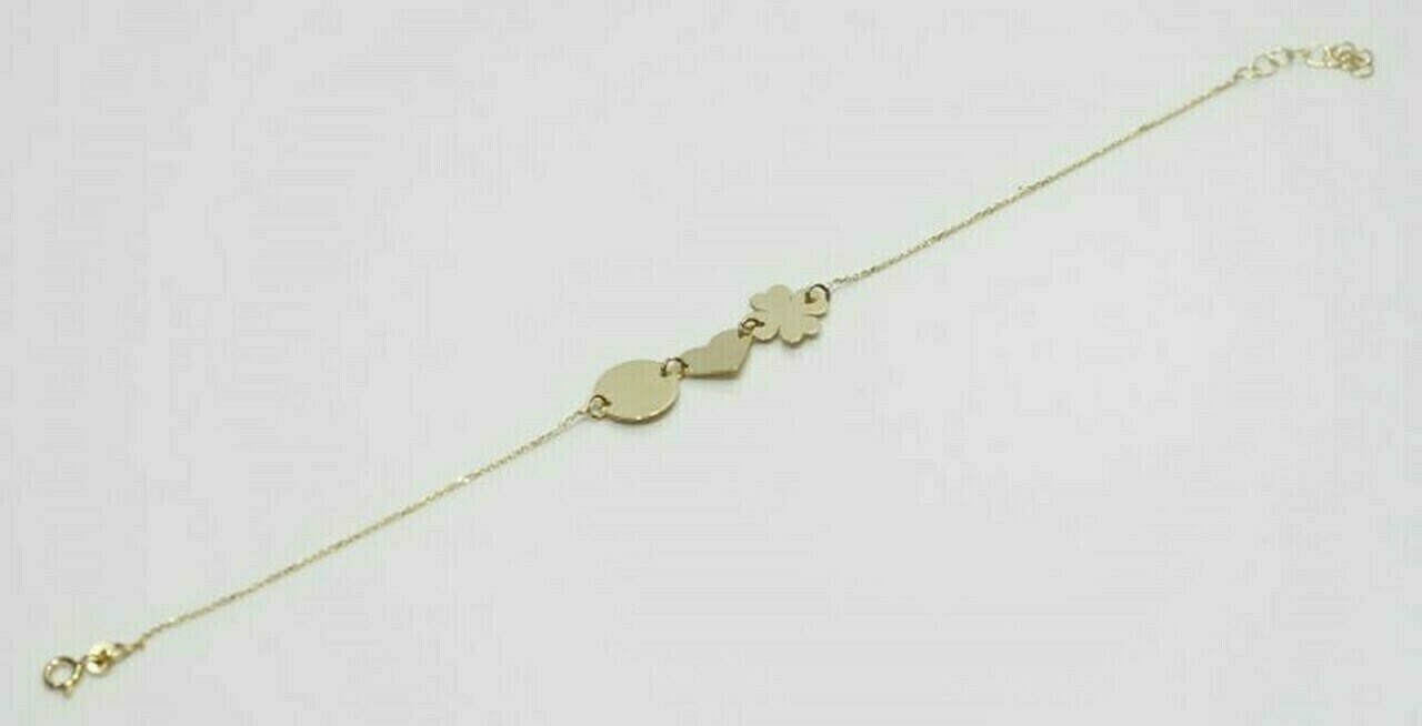 nowa-bransoletka-585-122g-kolo-serce-koniczynka-kamien-bez-kamienia