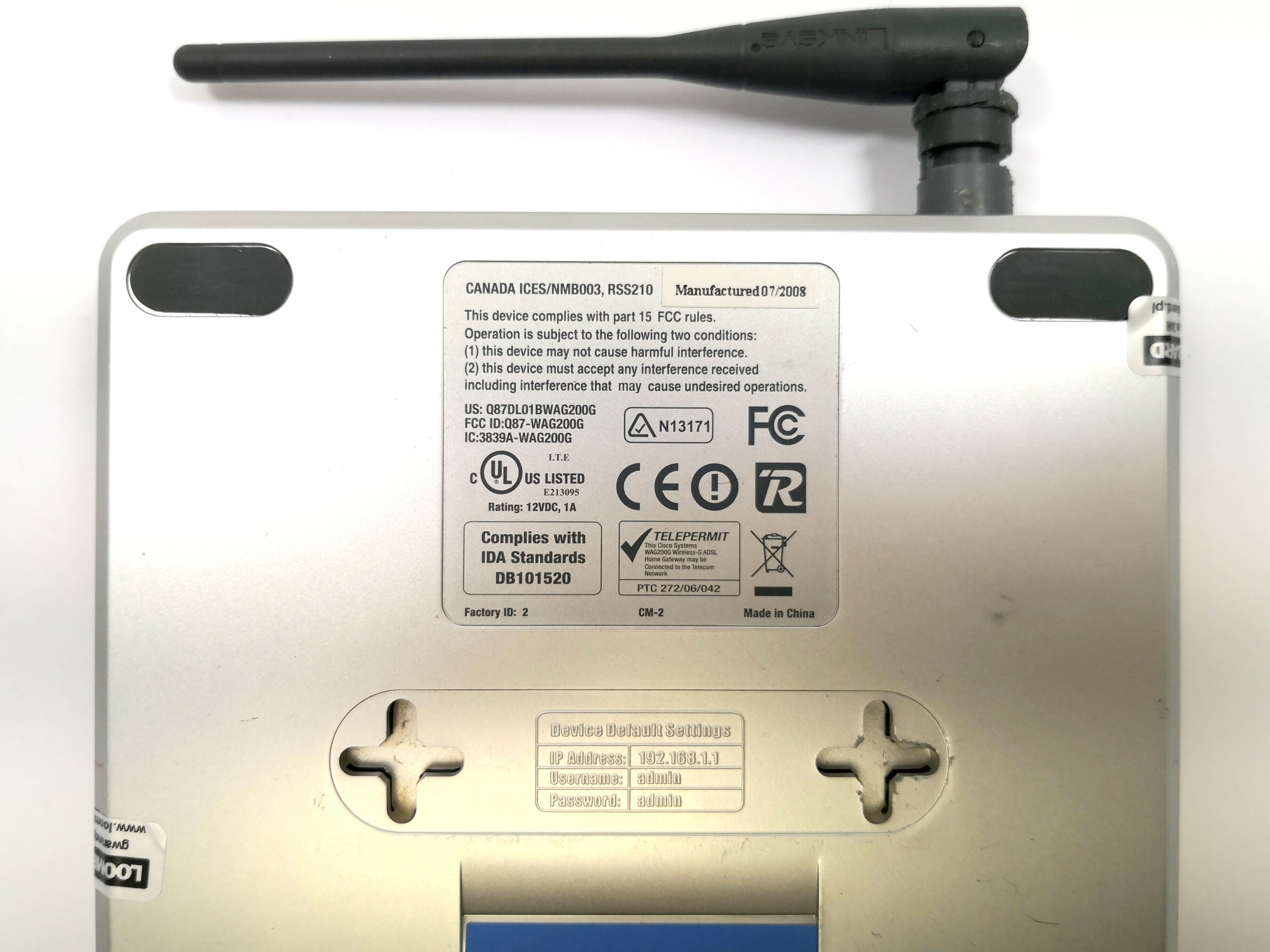 router-linksys-wag200g-kod-producenta-000000