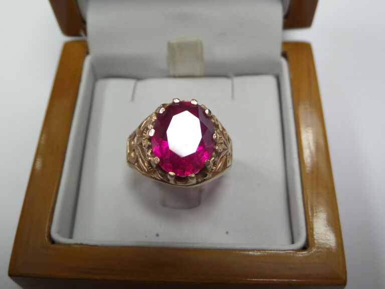 zloty-pierscionek-z-czerwonym-oczkiem-pr585-578-material-zloto-rozowe