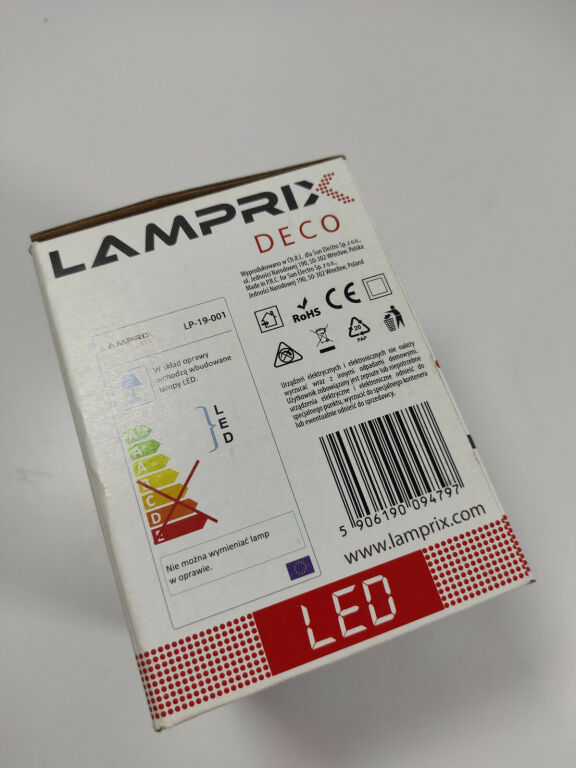 LAMPA LP-19-001 LAMPRIX DECO