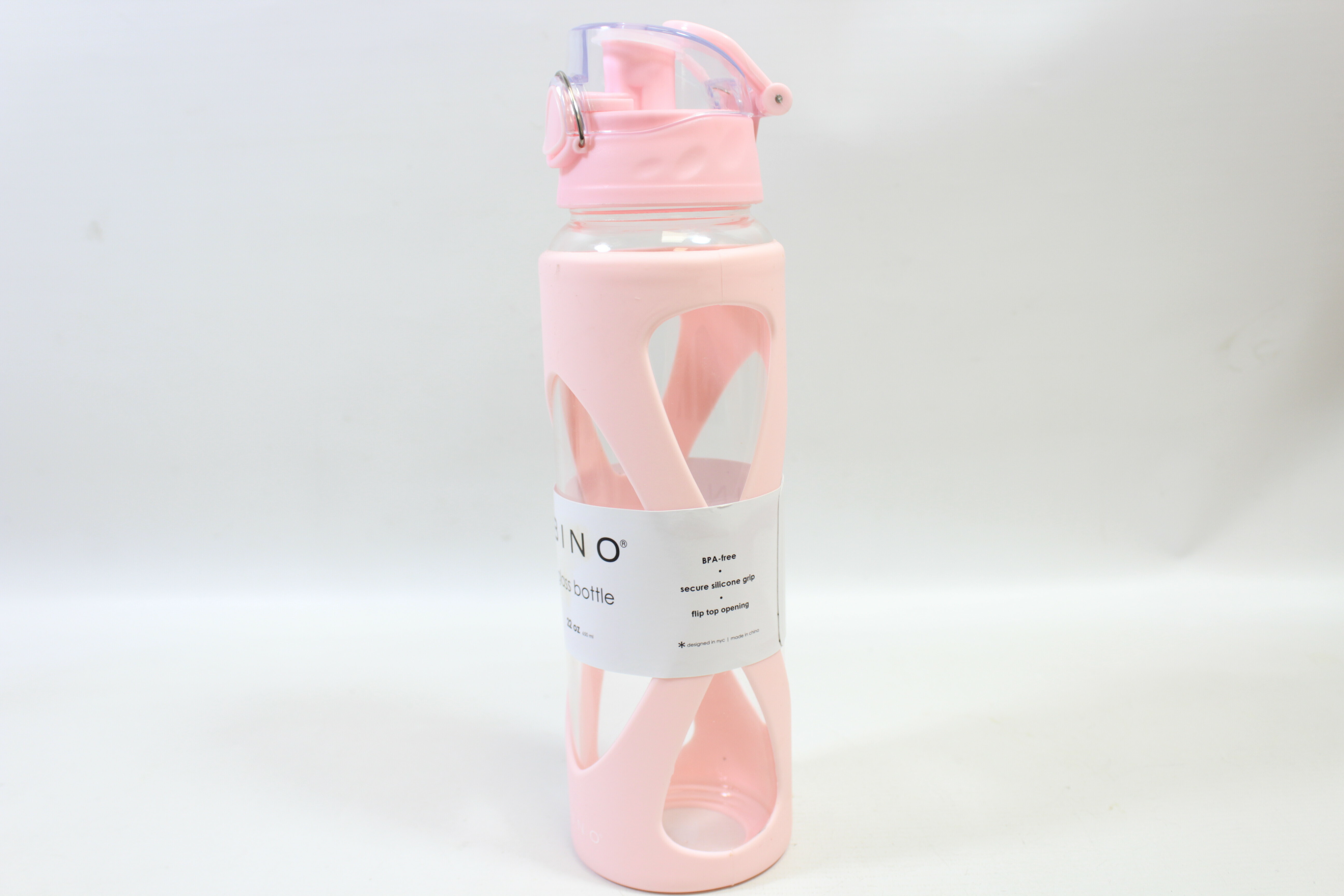 bino-butelka-szklana-rozowa-stan-uzywany