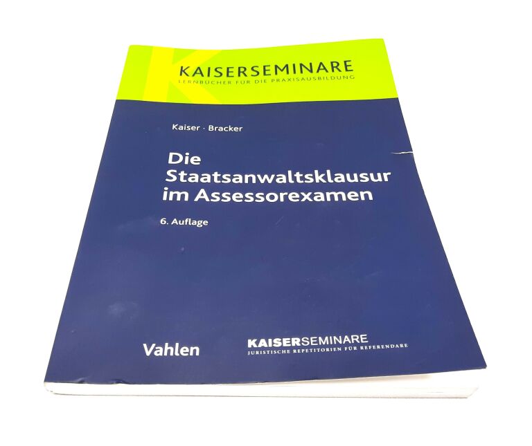 ksiazka-kaiserseminare-die-staatsanwaltsklausur-stan-uzywany