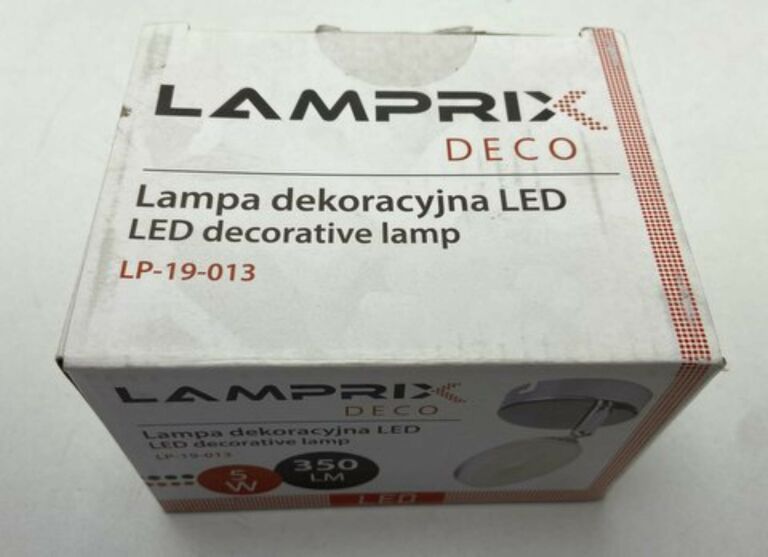 LAMPA DEKORACYJNA LED LAMPRIX DECO LP19013