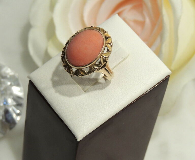 stary-pierscionek-z-koralem-pr585-marka-inna-marka