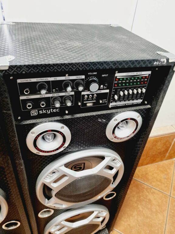 ZESTAW AKTYWNYCH GŁOŚNIKÓW KARAOKE SKYTEC KA-210