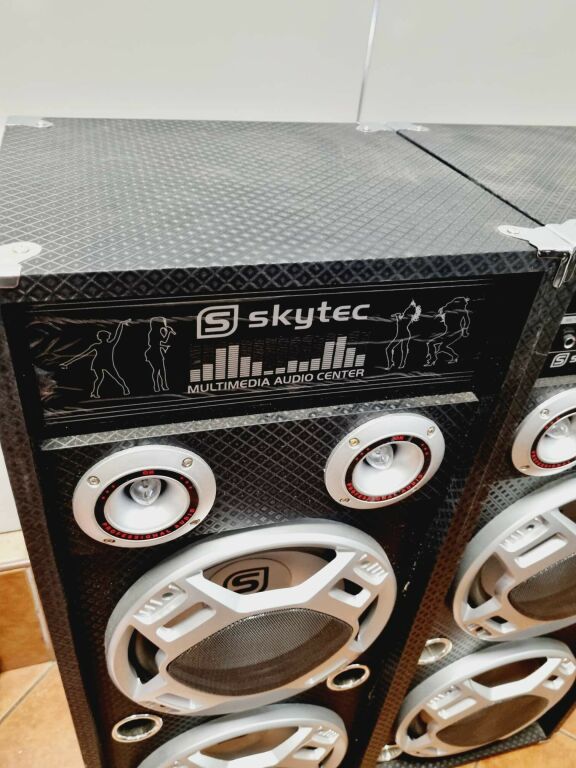 ZESTAW AKTYWNYCH GŁOŚNIKÓW KARAOKE SKYTEC KA-210