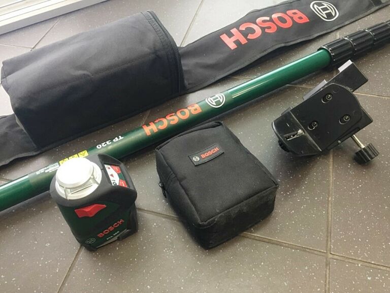 LASER KRZYŻOWY BOSCH PLL 360 + STATYW ROZPOROWY