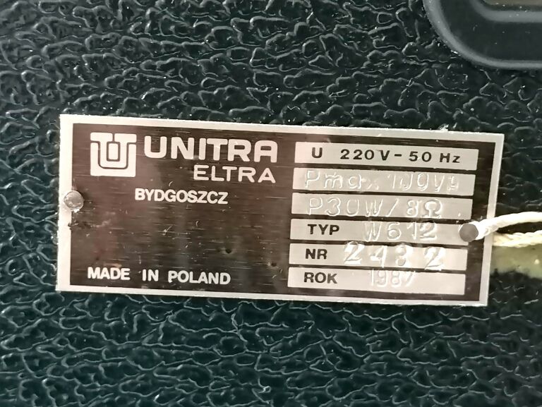 GŁOŚNIK KOLUMNA UNITRA ELTRON 30 J