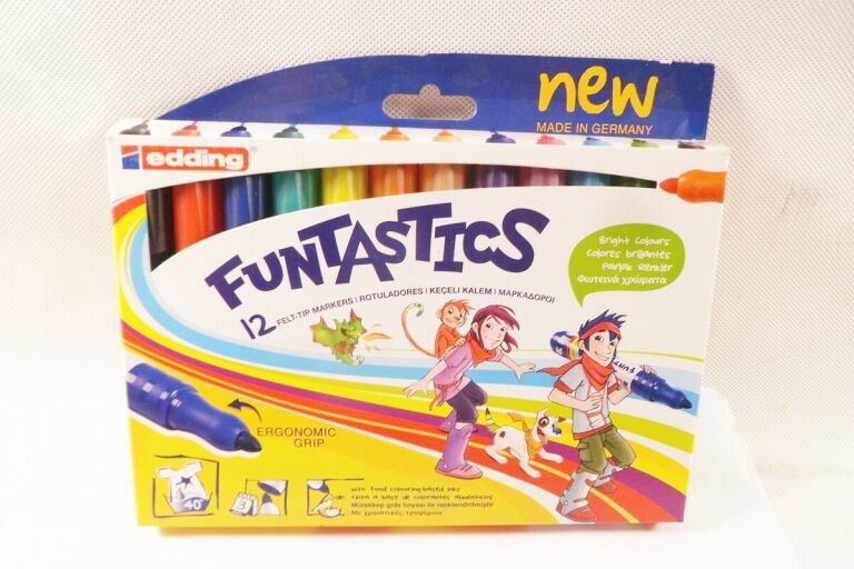 PISAKI FUNTASTICS GRUBE 12KOL. JAK NOWE
