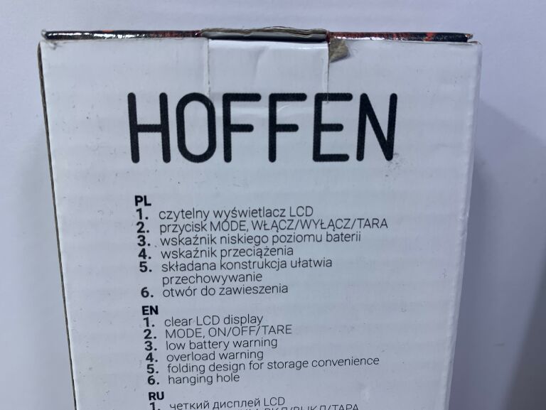 SKŁADANA WAGA KUCHENNA HOFFEN KS-1137B