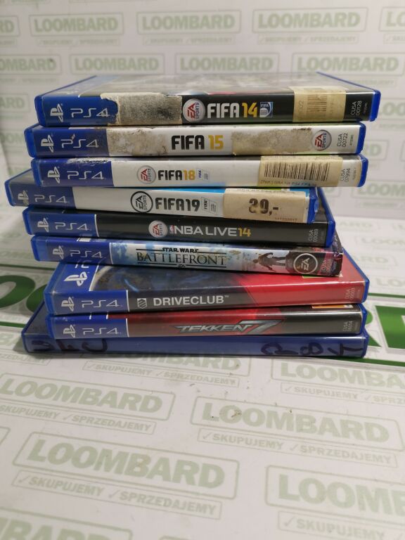 ZESTAW GIER NA PS4 OKAZJA! 9 GIER GRY PS4