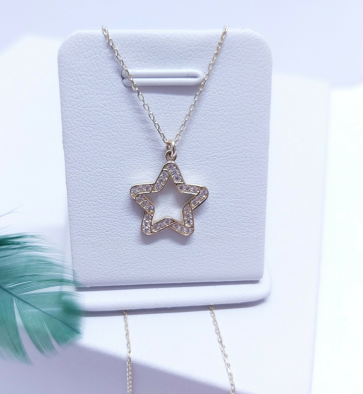 okazja-cudna-zlota-celebrytka-lancuszek-gwiazdka-585-211g-stan-11323-2