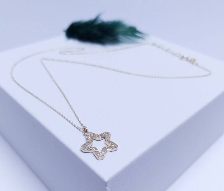 okazja-cudna-zlota-celebrytka-lancuszek-gwiazdka-585-211g-ean-gtin-5901050600866