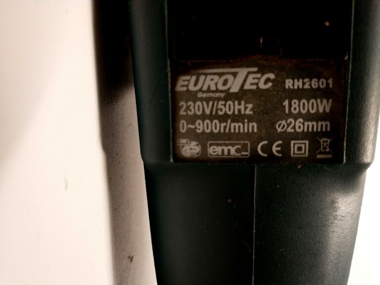 MŁOTOWIERTARKA EUROTEC PROFESSIONAL RH2601