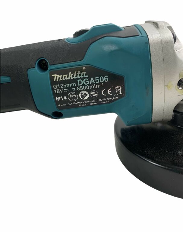 SZLIFIERKA KĄTOWA MAKITA DGA506ZJ 125 MM BL 18V
