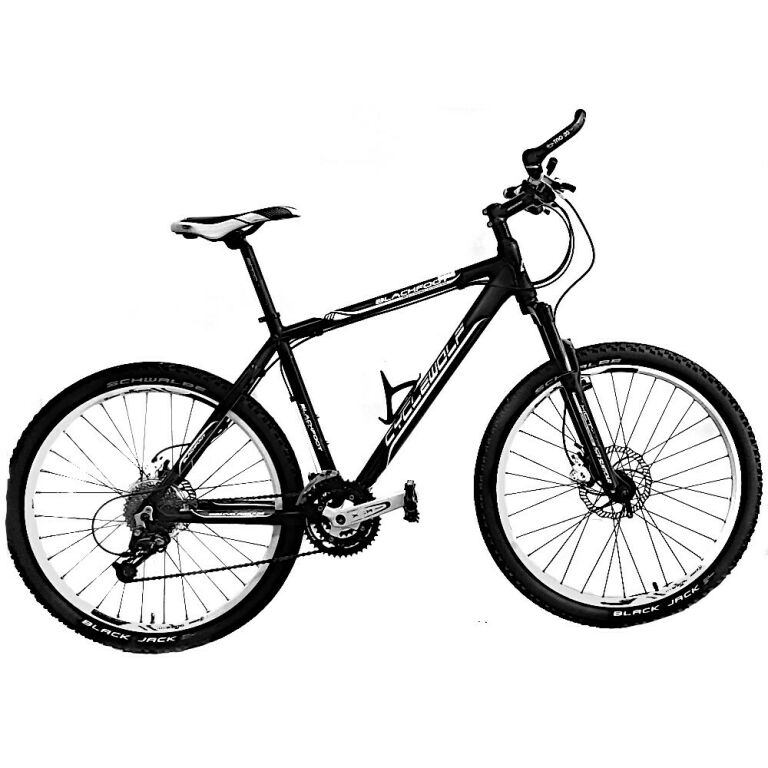 ROWER CYCLEWOLF DISC BLACKFOOT CZARNY MTB 26 CALI
