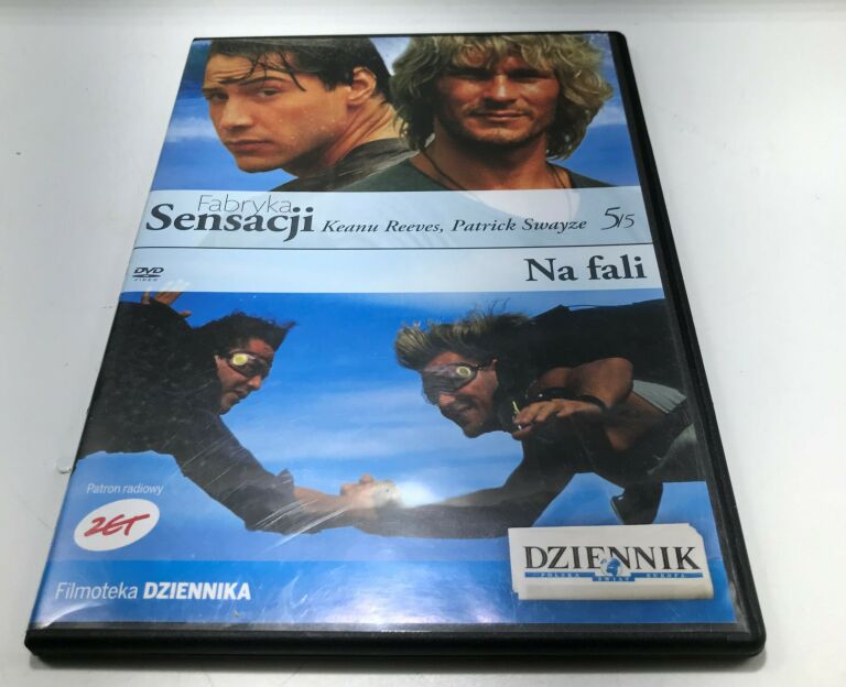 NA FALI FILM DVD KEANU REEVES PATRICK SWAYZE