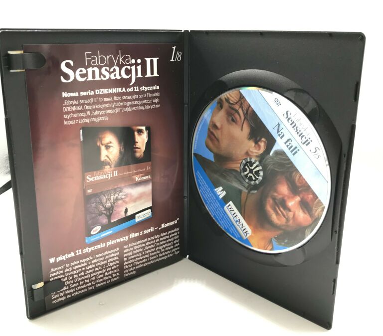 NA FALI FILM DVD KEANU REEVES PATRICK SWAYZE
