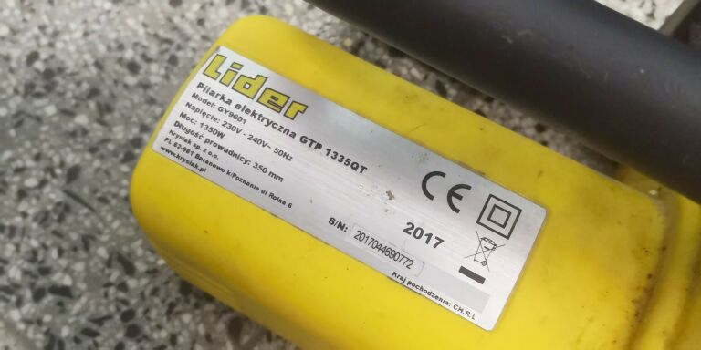 PILARKA ELEKTRYCZNA LIDER GTP 1335QT