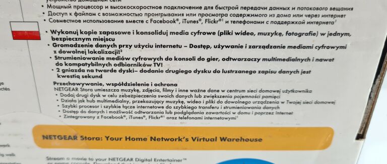 SERWER PLIKÓW NETGAR STORA MS2000