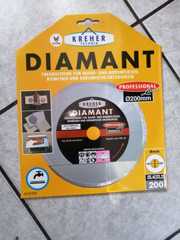 TARCZE DIAMENTOWE KREHER TECHNIK DIAMANT 200MM