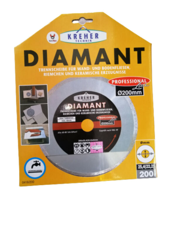 TARCZE DIAMENTOWE KREHER TECHNIK DIAMANT 200MM