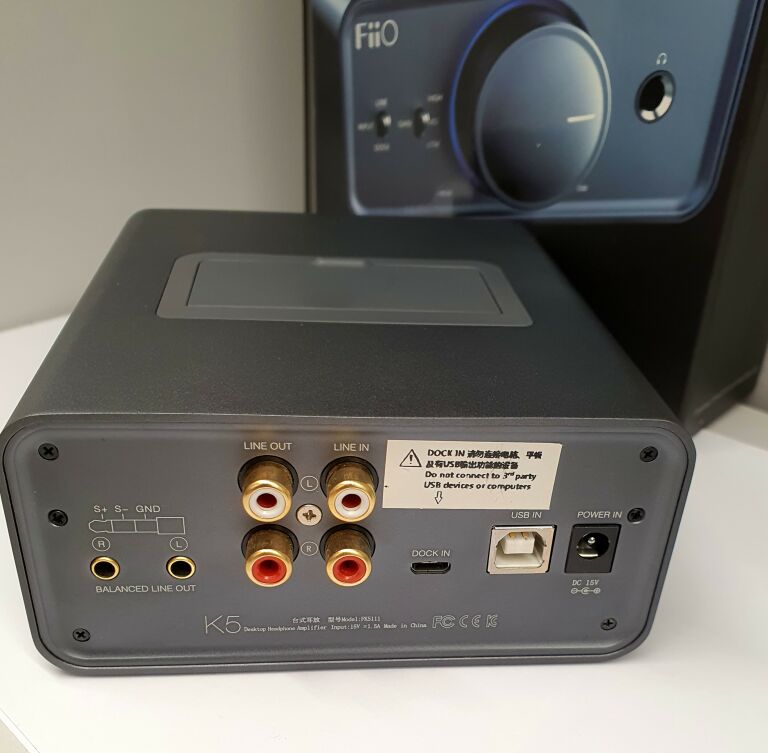 WZMACNIACZ SŁUCHAWKOWY KONWERTER DAC FIIO K5