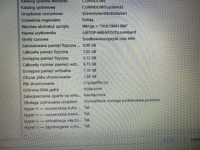 LAPTOP ACER ASPIRE N16Q2 8/256 SSD OKAZJA!!