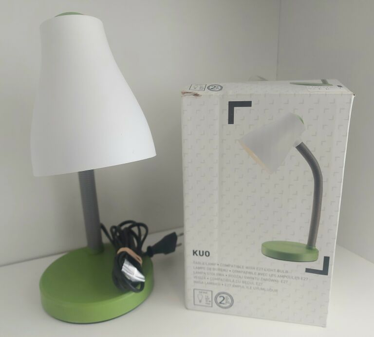 LAMPKA BIURKOWA COLOURS KUO 1 X 15 W E27 ZIELONA