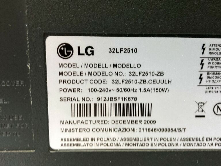 TELEWIZOR LED LG 32LF2510 32 "