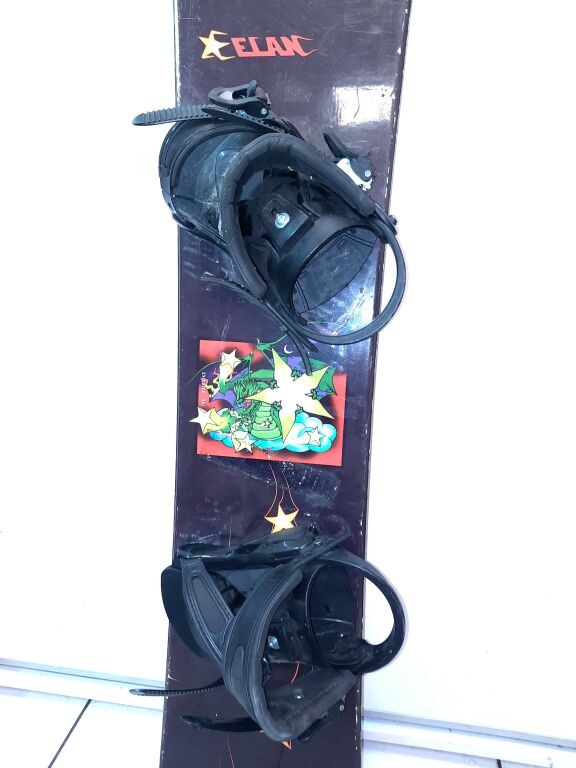 DESKA SNOWBORDOWA ELAN JUNIOR 130 CM WIĄZANIA