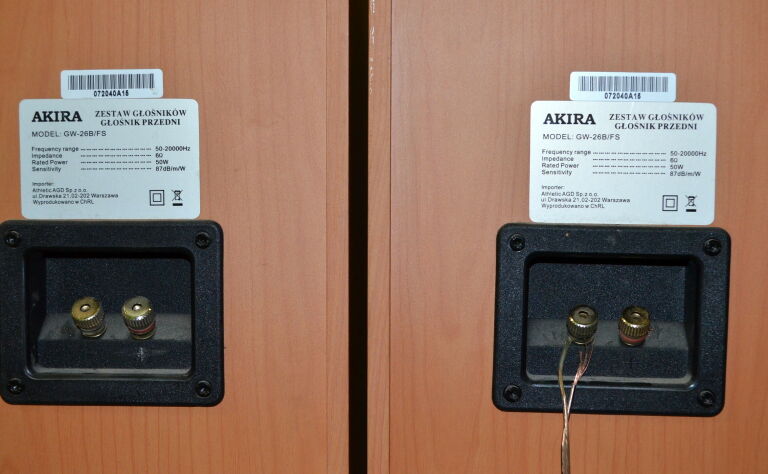 AMPLITUNER AKIRA BK-166 KOLUMNY 5.1 MEGA OPCJA