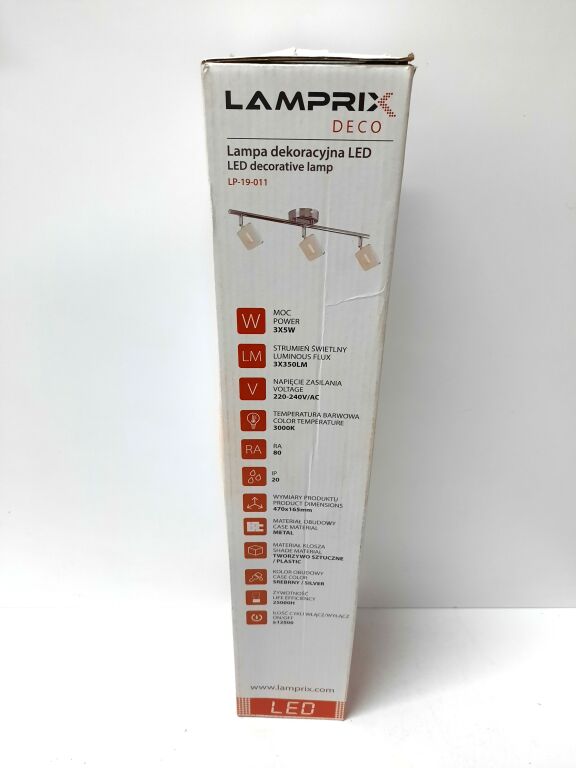 LAMPA LP-19-011 LP-10-011 LAMPRIX DECO
