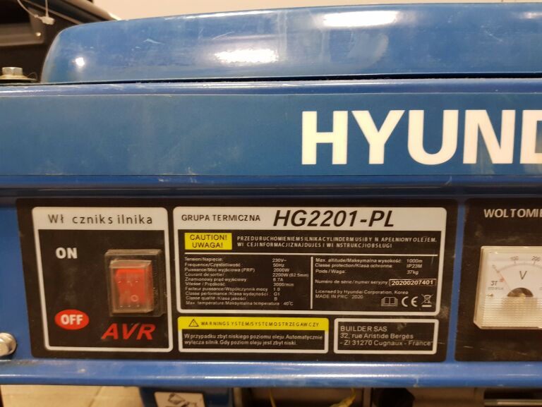 AGREGAT HYUNDAI HG2201-PL