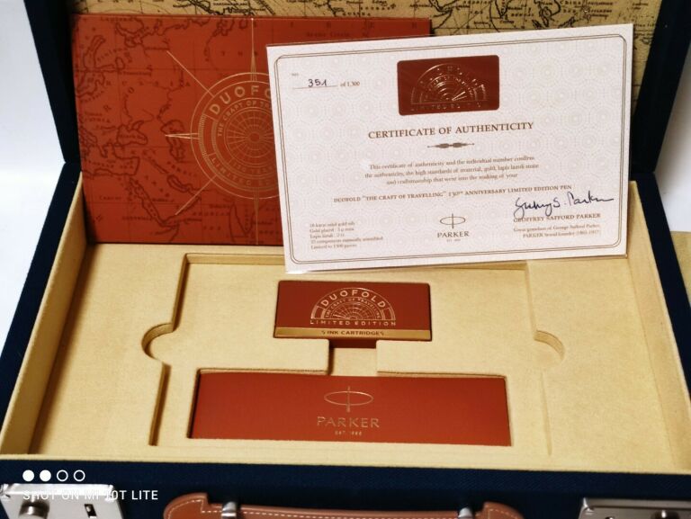 PIÓRO PARKER DUOFOLD LIMITED 130TH 18K OKAZAJA CE