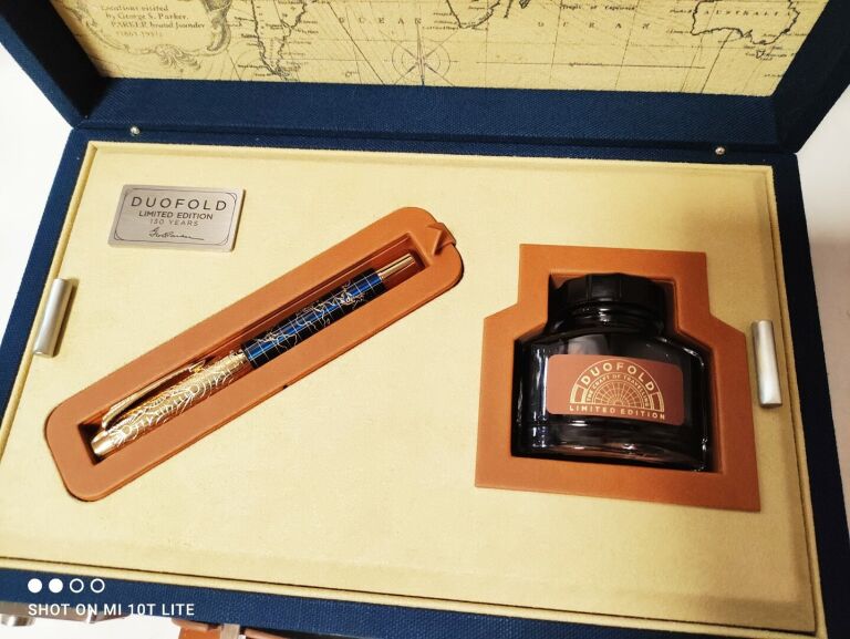 PIÓRO PARKER DUOFOLD LIMITED 130TH 18K OKAZAJA CE