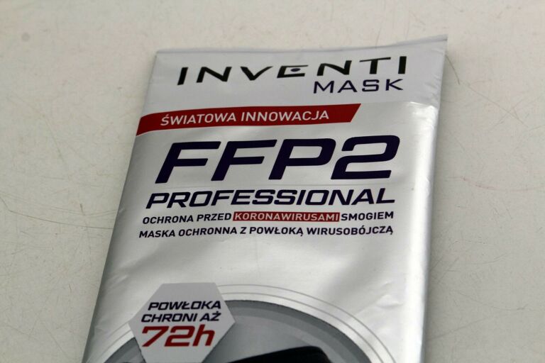 MASKA MASECZKA INVENTI MASK FFP2 ZABIJA 99,9%