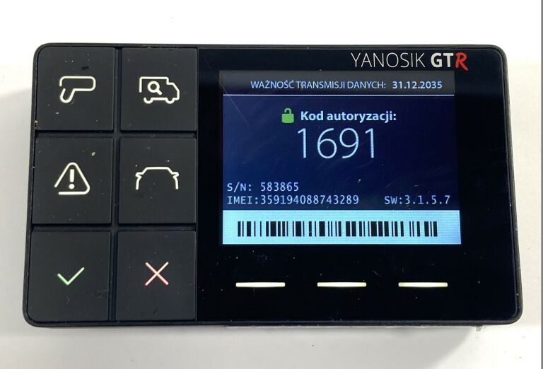 ASYSTENT KIEROWCY ANTYRADAR YANOSIK GTR