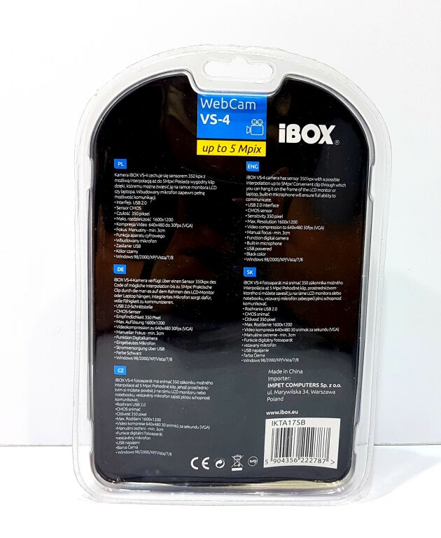 IBOX KAMERKA INTERNETOWA VS-4