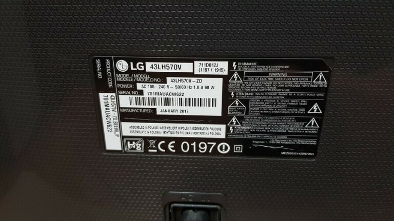 TELEWIZOR LG 43LH570V Z PILOTEM