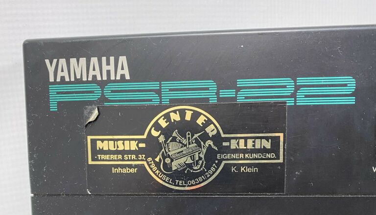 SYNTEZATOR KEYBOARD YAMAHA PSR-22 KLAWISZE ORGANY
