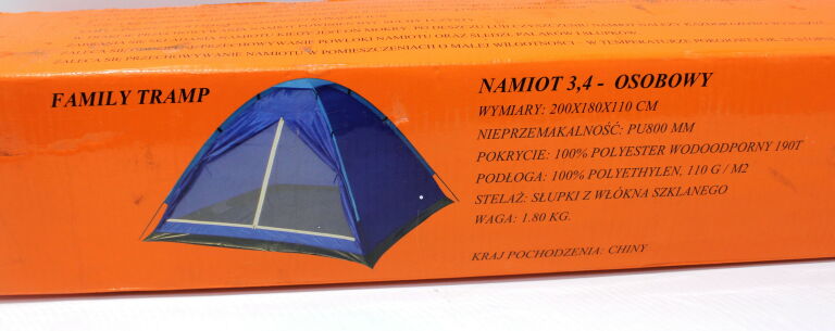 NAMIOT 3-4 OSOBOWY FAMILY TRUMP NIEBIESKI