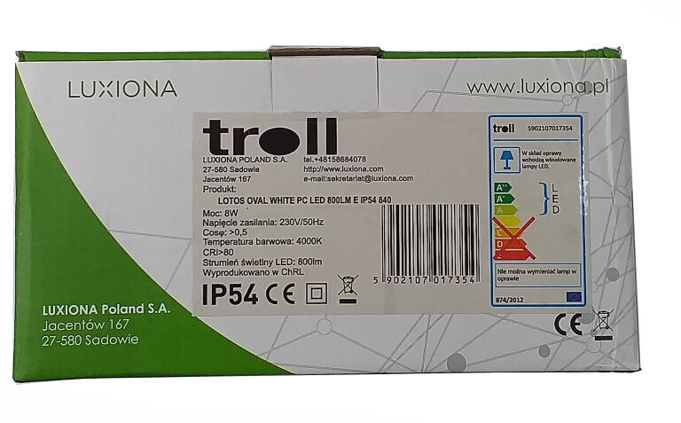 lampa-led-luxiona-troll-lotos-oval-white-moc-8w-800lm-4000k-230v-ip54-rodzaj-sufitowa-natynkowa