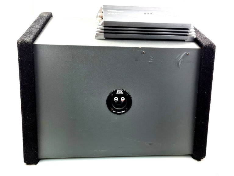 TUBA MTX AUDIO CAR 250W RMS+WZMACNIACZ MTX RT251