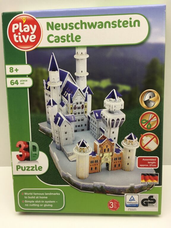 PUZZLE 3D ZAMEK PLAY TIVE