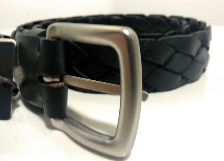 pasek-marco-polo-pleciony-czarny-okazja-stan-uzywany