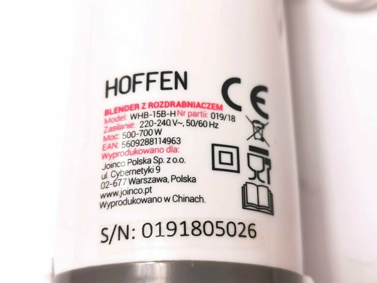 BLENDER HOFFEN WHB-15B-H ZESTAW JAK NOWY