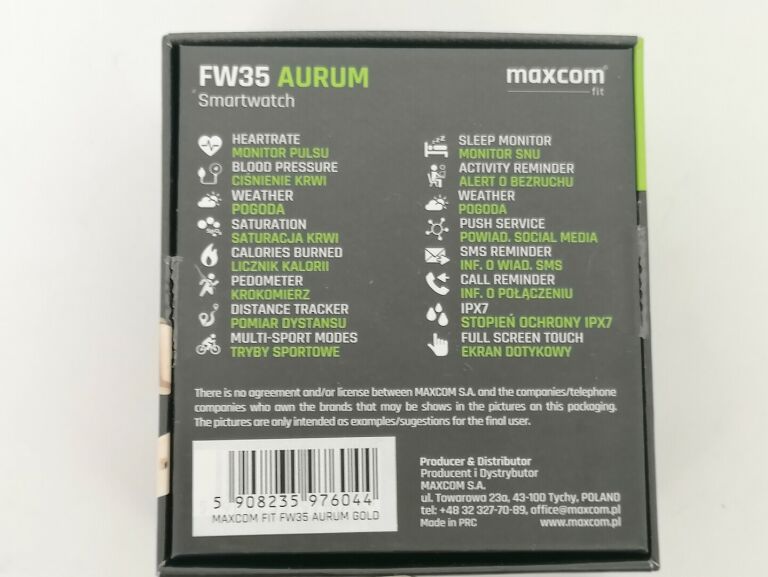 SMARTWATCH MAXCOM FW35 AURUM KOMPLET